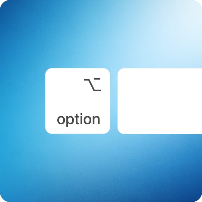 Opening Gemini with Option + Space