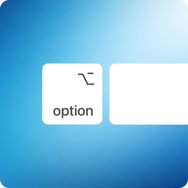 Opening Gemini with Option + Space